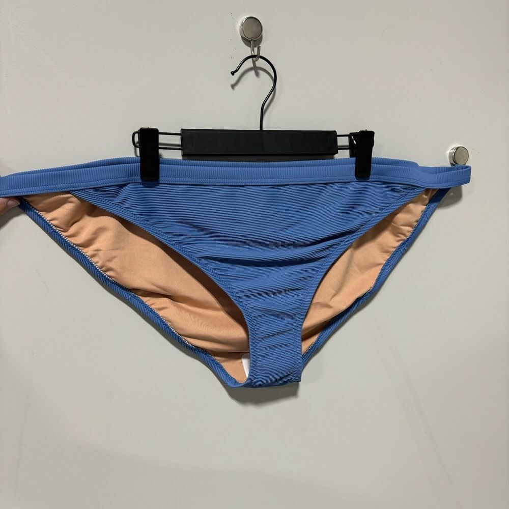 New! J.Crew Bikini Bottom Women’s Size 3X blue ribbed